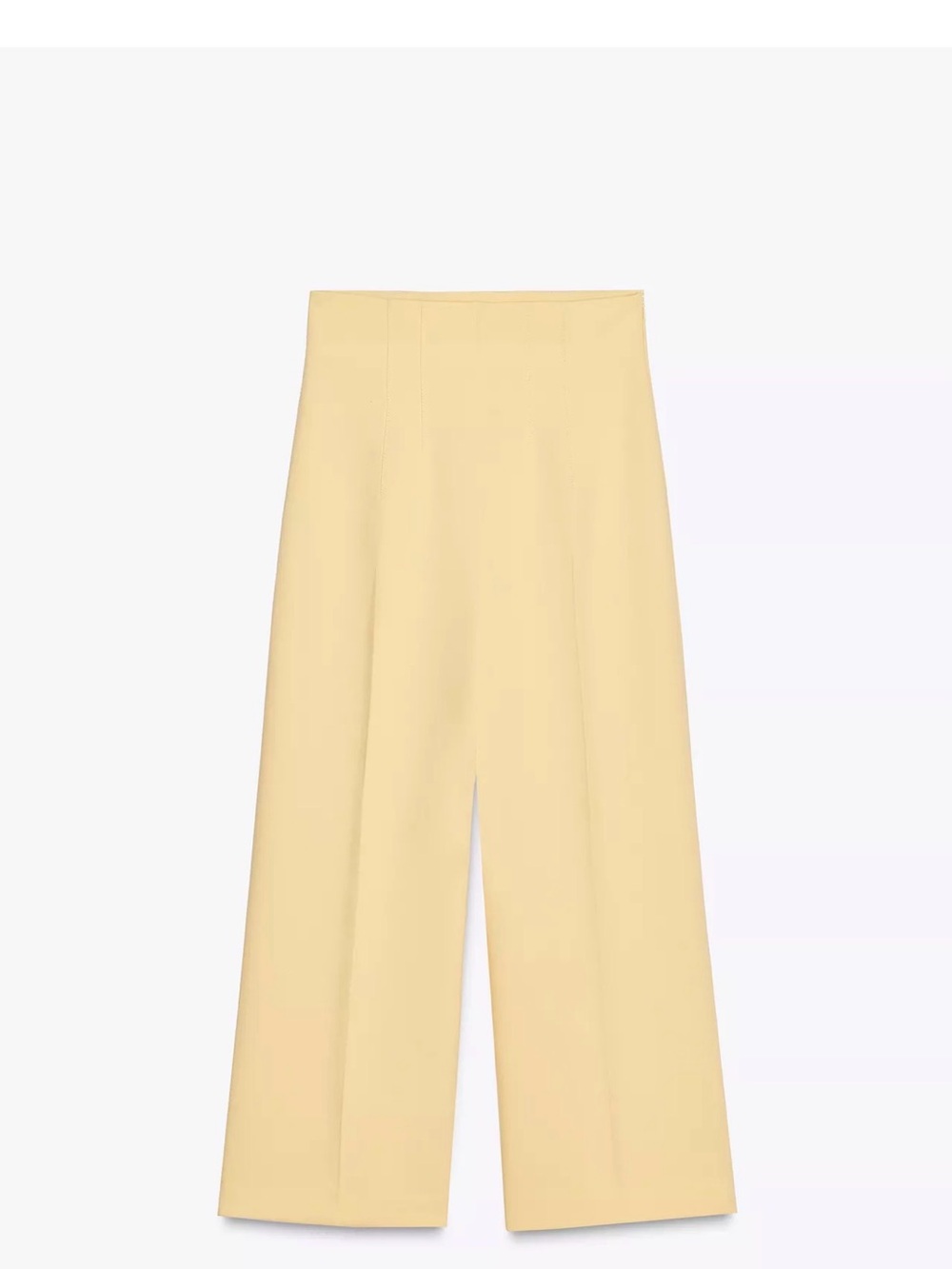Zara Culottes- Butter Yellow- XS - Brand New, Never Worn